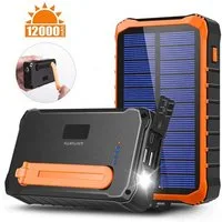 4smarts Solar Powerbank Prepper 12000mAh Solar Powerbank