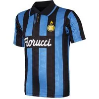 COPA Fußballtrikot COPA Retro Trikot FC Internazionale 1997-98 Away grey/black (Packung)