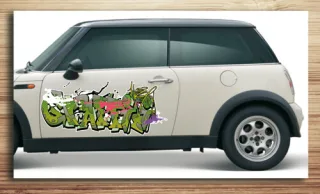 Aufkleber fürs Auto, Autoaufkleber Graffiti Style "graffiti"