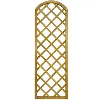 GartenLand Zaun Rankgitter Vario 11x11 gebogen Kiefer – Kesseldruckimprägniert, (Set, Ohne Pfosten)