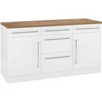 KOCHSTATION Unterschrank KS-Samos Breite 150 cm