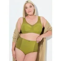 Ulla Popken Miederhose Miederhose High Waist Jacquard-Einsatz