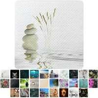 Sanilo Duschmatte mit Motiv, viele schöne Badematten zur Auswahl, rutschfeste & sichere Badematte, hochwertig, Kunststoff PVC, quadratisch, 230 extra starke Saugnäpfe, 53 x 53 cm, waschbar