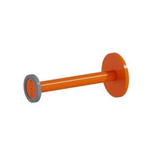 VitrA Sento Kids Papierrollenhalter Wandmontage d: 6 x 13 cm Orange,A4491467 A4491467