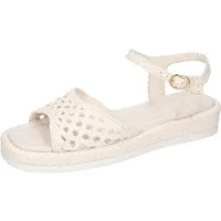 Melvin & Hamilton Vim 3 Leder-Geflochtene Schuhe für Damen Sandale Plateausohlen, Echtes Leder, Von Hand geflochten