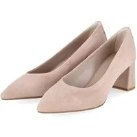 Kaerlek Kaerlek K131 DESERTO Damen Rauleder beige Keilpumps