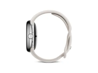 Google Pixel Watch 3 (Wi-Fi) 41mm Polished Silver mit Sportarmband Porcelain | ga05735-de |