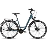 2R Manufaktur Cityrad TRX ONE Wave, 8 Gang Shimano Nexus 8-Gang SG-C6001-8D Schaltwerk, Nabenschaltung Freilauf, hydraulische Scheibenbremse blau