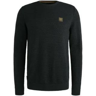 PME Legend - Pullover aus Baumwollmouliné blau - Gr. - XL