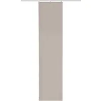 HOME WOHNIDEEN Schiebegardine 84860 Schiebegardine OXFORD blickdicht leinenstruktur Uni farbe 245x60 (1 St), Paneelwagen, blickdicht, 100% Polyester