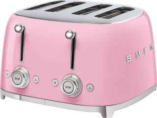 Smeg Toaster "TSF03PKEU" 4 kurze Schlitze 3000 W