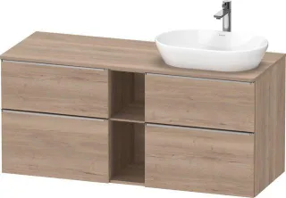 Duravit D-Neo Konsolen-Waschtischunterbau wandhängend 1400x550x664 Az 2 Ei DE4970R70550000