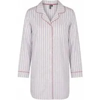 By Louise Nachthemd Damen Schlafshirt geknöpft (1-tlg) Baumwolle