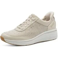 Tamaris Slip-On Sneaker, Keilabsatz, Schlupfschuh, Freizeitschuh in veganer Verarbeitung