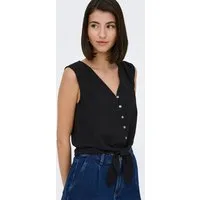 JDY Shirttop JDYVIOLET LIFE S/L KNOT TOP WVN NOOS Polyester, regular fit