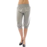 SYS Haremshose Harem Harems Aladin Hose Capri 3/4 hoher Bund Leggings Baggy