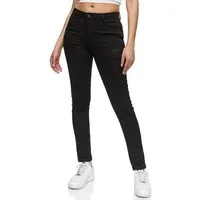 REPUBLIX Stretch-Jeans STELLA Damen Destroyed Mid Waist Stretch Denim Jeans