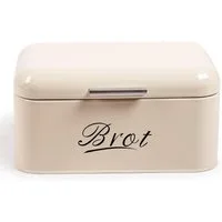 Zedelmaier Brotkasten Brotkasten aus Metall,Brot Lange Aufbewahren,Retro Brot Box mit Deckel, (1-tlg., MBH001&2), Stapelbar Brotaufbewahrungsbox