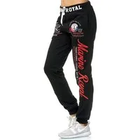 L.gonline Jogginghose Damen JoggingHOSE lang, Trainingshose Baumwolle, Sporthose mit Bündc (Sweatpants, 1-tlg) mit elastischem Bund