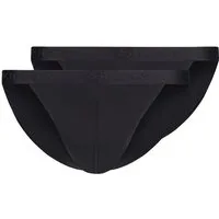 Skiny Slip 2er Pack Basic (Spar-Set, 2-St) Slip / Unterhose - Baumwolle - ohne Eingriff - Atmungsaktiv