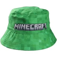 Minecraft Fischerhut Minecraft Creeper Kinder Jungen Fischerhut Hut Gr. 52 bis 54, 100% Baumwolle in Grün oder Blau