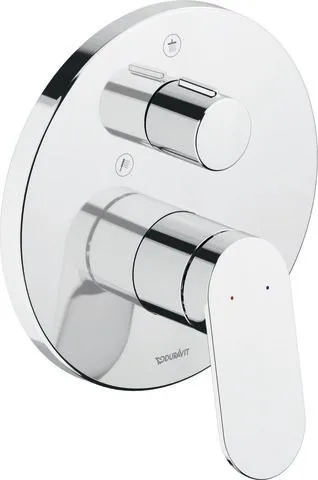 Duravit Wave Einhebel-Brausemischer Unterputz Chrom Hochglanz 170x92x193 mm - WA4210012010 WA4210012010