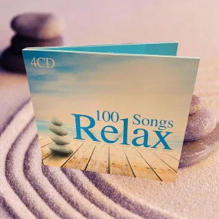 4CD 100 Songs Relax Musica Rilassante Peaceful Wellness Relax Lounge Music Relaxing Meditation Sound Of Nature Chillout Music Spa Music