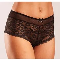 Vivance Panty aus Spitze in Leo-Optik und weichem Mesh-Material