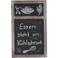 MCW Wandtafel MCW-C51-t, Dekorativer Shabby-Look, 2 getrennte Schreibflächen
