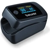 BEURER Pulsoximeter PO 45, Sauerstoffsättigung ohne Blutabnahme messen, mit einer Symbolanzeige auf dem Farbdisplay