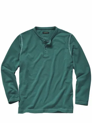Mey & Edlich Herren Klare-Kante-Shirt Blau 100 % Baumwolle (bio)