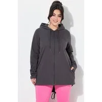 Angel of Style Sweatjacke Sweatjacke A-Linie Kapuze Tiger auf dem Rücken