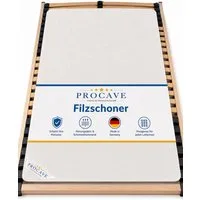 Matratzenschoner Filzschoner Lattenrost Matratzenschutz Made in Germany div. Größen PROCAVE, Matratzenunterlage atmungsaktiv, 50x100 cm