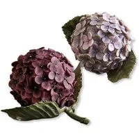 Kunstblume Dekoblume 2er Set Hortensie lila/pink, Mirabeau, Höhe 13.0 cm