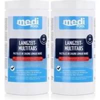 mediPOOL Poolpflege mediPOOL Langzeit-Multitabs 1kg - Algenverhütung und Flockung (2er Pac