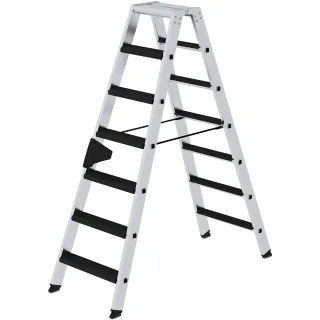 Munk Stufen-Stehleiter beidseitig begehbar mit clip-step relax - 042214