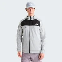 The North Face Fleecejacke Reaxion Fleece Kapuzenpulli mit durchgehendem RV für Herren für kühle Temperaturen, offene Taschen, mit gebürsteter Innenseite