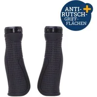 Diedrich Filmer GmbH Fahrradlenkergriff Fahrrad-Griffe Ergonomisch Gummi Schraubgriffe (2x Lenkergriffe, 2-St., Set), Set 140mm Lenker-Griffe Ergo Antirutsch Lenkergriffe Fahrradgriffe