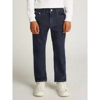 Calvin Klein Jeans Dad-Jeans BLUE OD BLACK DAD CF für Kinder bis 16 Jahre mit Lederpatch