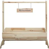 promadino Pflanzkübel Willkommen