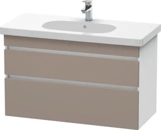 Duravit DuraStyle Waschtischunterbau wandhängend Basalt & Weiß Matt 1000x453x610 mm - DS648504318 DS648504318