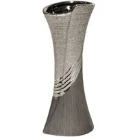 GILDE Tischvase Keramik-Vase - Gilde Blumenvase Bridgetown 30 cm - Keramik