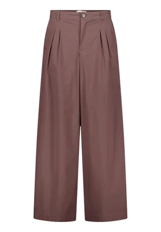 CARTOON - Marlenehose mit weitem Bein braun - Gr. - 38