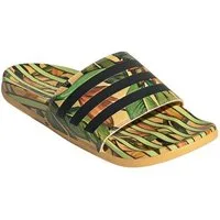 adidas Performance Adilette Comfort 3-Streifen grün/bunt Damen - 1 Paar Badeschuh
