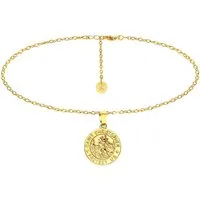 Kim Johanson Kette mit Anhänger Heiliger Sankt Christopherus, aus Edelstahl