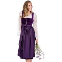 MarJo Dirndl Samt Dirndl 2tlg. - NUSSDORF - brombeer