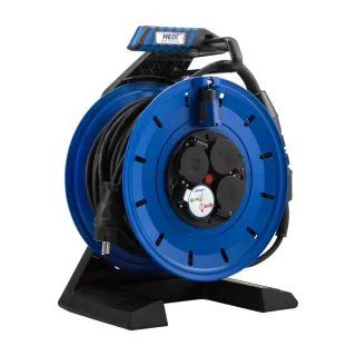 HEDI Vollkunststoff-Kabeltrommel Generation 7 Champion Ø 290 mm mit PRCD-S, 40m - K740N2TFP
