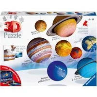 Ravensburger 3D-Puzzle Planetensystem, 522 Puzzleteile, Made in Europe