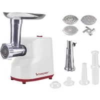 Beper Küchenmaschine P102ROB200, 1200 W, 1200 W Motor, 3 Matrizen, Reverse-Funktion, Zubehör, leicht reinigen