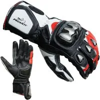 PROANTI Motorradhandschuhe PROANTI Motorradhandschuhe Racing Pro rot